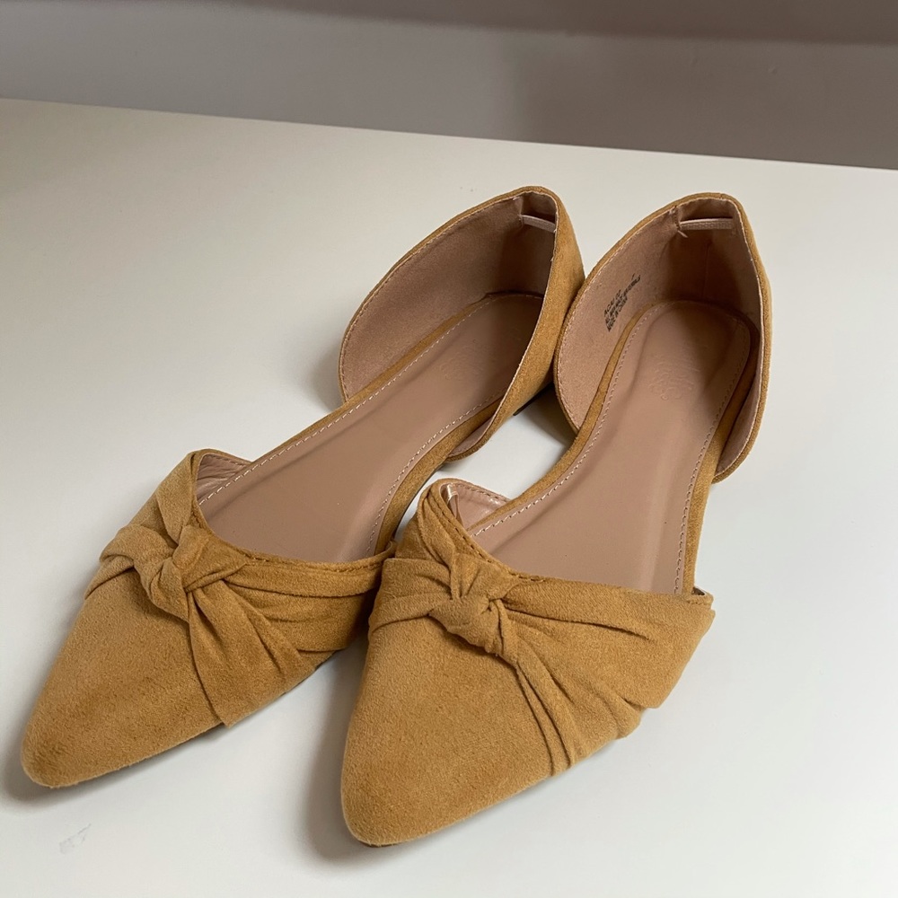 Mustard Charolotte Russe flats